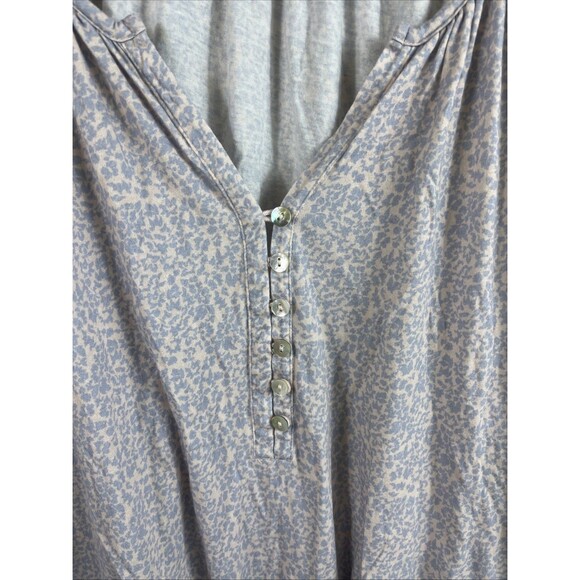 HATCH Henley Balloon Sleeve Midi Dress Floral Print Size 1 - Picture 2 of 7